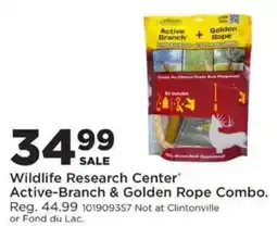 Mills Fleet Farm Wildlife Research Center Active-Branch & Golden Rope Combo offer
