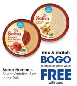 QFC Sabra Hummus offer