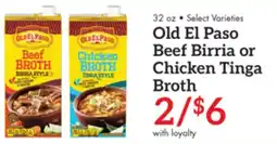 Remke Old El Paso Beef Birria or Chicken Tinga Broth offer