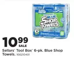 Mills Fleet Farm Sellars Tool Box Blue Shop Towels offer