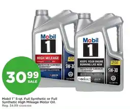 Mills Fleet Farm Mobil 1 full synthetic or full synthetic high mileage motor oil offer