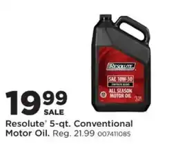 Mills Fleet Farm Resolute conventional motor oil offer