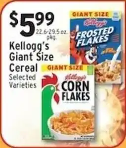 Met Foodmarkets Kellogg's Giant Size Cereal offer