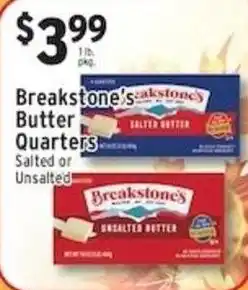 Met Foodmarkets Breakstone's Butter Quarters offer