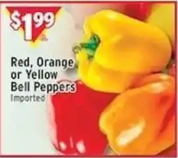 Met Foodmarkets Red, Orange or Yellow Bell Peppers offer