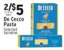 Met Foodmarkets De Cecco Pasta offer