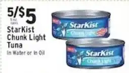 Met Foodmarkets Starkist Chunk Light Tuna offer