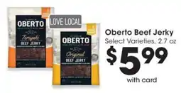 QFC Oberto beef jerky offer
