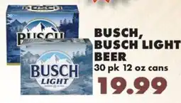 Sullivan's Foods Busch busch light beer offer