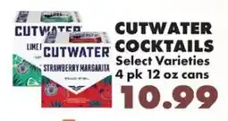 Sullivan's Foods Cutwater Cocktails offer