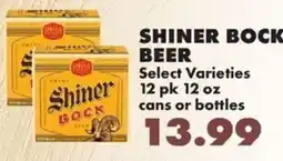 Sullivan's Foods Shiner Bock Beer offer