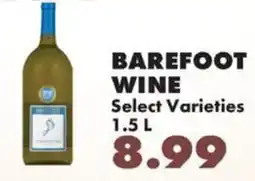 Sullivan's Foods Barefoot Wine offer