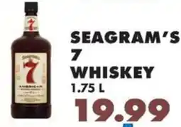 Sullivan's Foods Seagram's 7 Whiskey offer