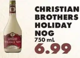 Sullivan's Foods Christian Brothers Holiday Nog offer