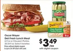 QFC Oscar Mayer Deli Fresh Lunch Meat offer
