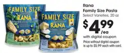 QFC Rana family size pasta offer