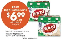 QFC Boost High Protein Drink offer