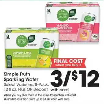 Simple Truth Sparkling Water