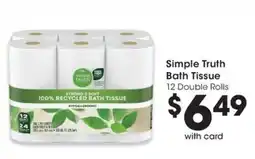 QFC Simple Truth Bath Tissue offer