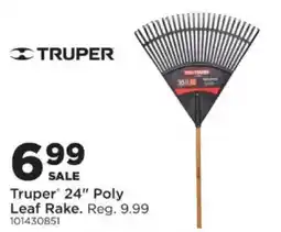 Mills Fleet Farm Truper 24" Poly Leaf Rake offer