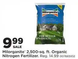 Mills Fleet Farm Milorganite organic nitrogen fertilizer offer