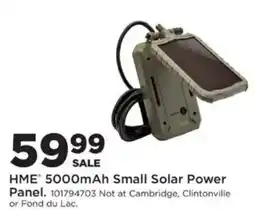 Mills Fleet Farm Hme 5000mah small solar power panel offer