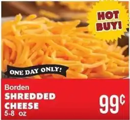 Sullivan's Foods Borden shredded cheese offer