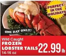 Sullivan's Foods Wild Caught Frozen Lobster Tails offer