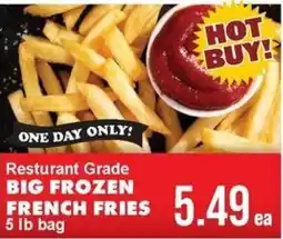 Sullivan's Foods Restaurant Grade Big Frozen French Fries offer