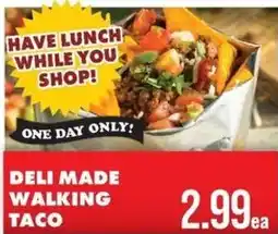 Sullivan's Foods Deli Made Walking Taco offer