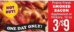 Sullivan's Foods Prairie Fresh Smoked Bacon offer
