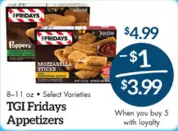 Remke Tgi Fridays Appetizers offer