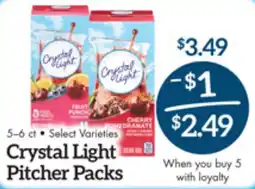 Remke Crystal Light Pitcher Packs offer