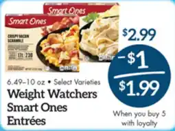Remke Weight Watchers Smart Ones Entrées offer