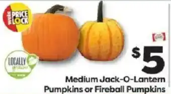 Weis Markets Medium Jack-O-Lantern Pumpkins or Fireball Pumpkins offer