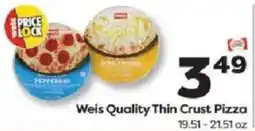 Weis Markets Weis Quality Thin Crust Pizza offer
