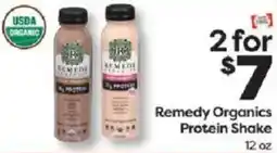Weis Markets Remedy Organics Protein Shake offer