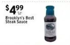 Met Foodmarkets Brooklyn's Best Steak Sauce offer
