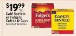 Met Foodmarkets Cafe Bustelo or Folgers Coffee K-Cups offer