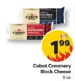 Weis Markets Cabot Creamery Block Cheese offer