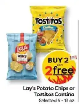 Weis Markets Lay's Potato Chips or Tostitos Cantina offer