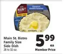 Safeway Main St. Bistro Family Size Side Dish offer