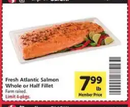 Safeway Fresh Atlantic Salmon offer