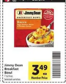 Safeway Jimmy Dean Breakfast Bowl offer