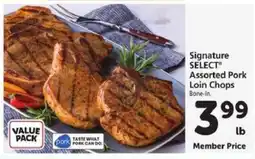 Safeway Signature SELECT Assorted Pork Loin Chops offer