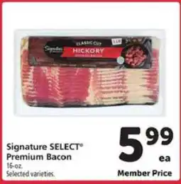 Safeway Signature SELECT Premium Bacon offer