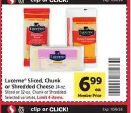 Safeway Lucerne Cheese offer