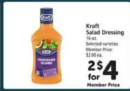 Safeway Kraft Salad Dressing offer