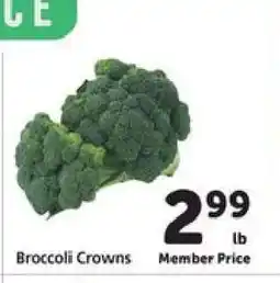 Safeway Broccoli Crowns offer
