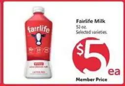 Safeway Fairlife Milk offer